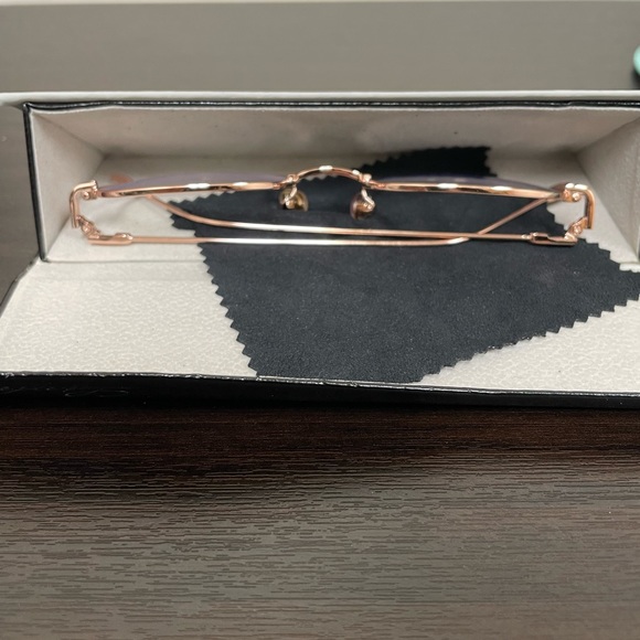 Blue light blocking glasses.  No prescription - Picture 3 of 5